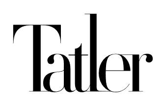 Tatler wordmark logo in black serif type on white background.