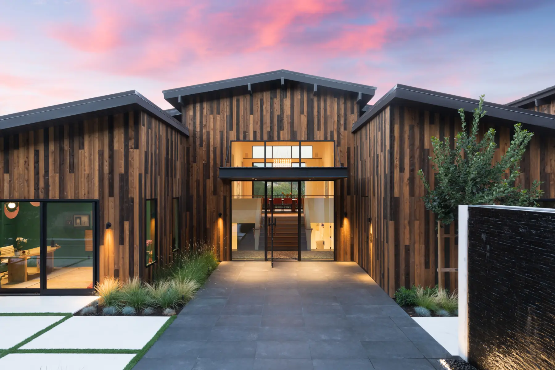 image of butler-armsden-orinda-residence-front-entryway-sunset.jpg